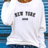 Women's New York Print Long Sleeve T-Shirt