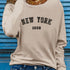 Women's New York Print Long Sleeve T-Shirt