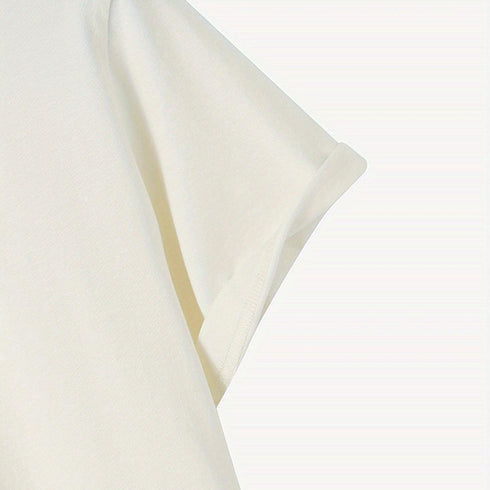 Mama Letter Print T-shirt - Short Sleeve Casual Top