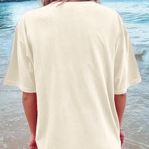 Mama Letter Print T-shirt - Short Sleeve Casual Top