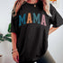 Mama Letter Print T-shirt - Short Sleeve Casual Top