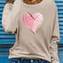 Women's Heart & Love Print Long Sleeve T-Shirt