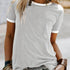 Women's Casual Loose Fit Crew Neck Summer T-Shirt