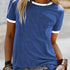 Women's Casual Loose Fit Crew Neck Summer T-Shirt
