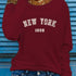 Women's New York Print Long Sleeve T-Shirt