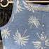 Graphic Print Button Front Tank Top