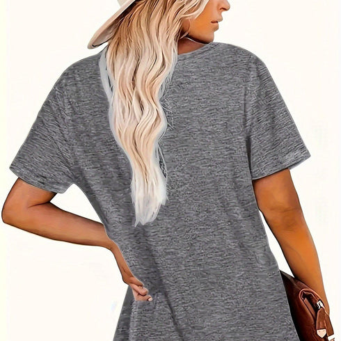 Women's Casual Short Sleeve Letter Print T-Shirt