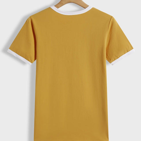 Women's Casual Loose Fit Crew Neck Summer T-Shirt
