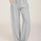 High Waist Wide-Leg Cotton Linen Pants for Women