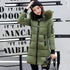 Elegant Hooded Winter Parka with Fur Collar