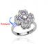 Four Clover Rotating Anxiety Ring - Adjustable Gold
