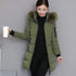 Elegant Hooded Winter Parka with Fur Collar