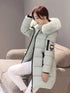 Elegant Hooded Winter Parka with Fur Collar