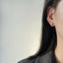 Aide 925 Sterling Silver Love Heart Hoop Earrings