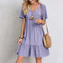 Summer Casual A-Line Dress with Ruffles