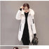 Elegant Hooded Winter Parka with Fur Collar