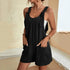 Women's Sleeveless Summer Jumpsuit with Pockets