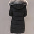 Elegant Hooded Winter Parka with Fur Collar