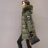 Elegant Hooded Winter Parka with Fur Collar