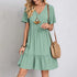 Summer Casual A-Line Dress with Ruffles