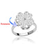 Four Clover Rotating Anxiety Ring - Adjustable Gold
