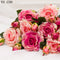 Real Touch Rose Christmas Decorations - Silk Flowers