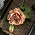 Real Touch Rose Christmas Decorations - Silk Flowers