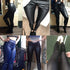 High Waisted PU Leather Leggings for Women