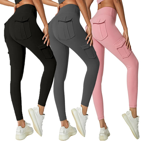 High Waist Pocket Yoga Leggings for Women