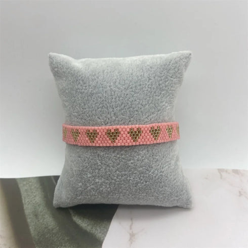 ZHONGVI Miyuki Heart Adjustable Bracelet
