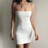 Black Bodycon Mini Dress with Spaghetti Straps