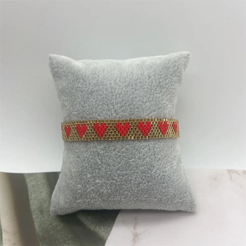 ZHONGVI Miyuki Heart Adjustable Bracelet