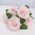 34cm Silk Rose Artificial Flower Bouquet - 5 Heads