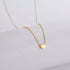 Mini Black Heart Pendant Necklace for Women