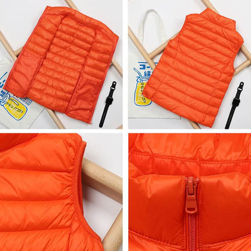 Women's Ultra-light Down Vest for Autumn and Winter
