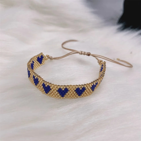 ZHONGVI Miyuki Heart Adjustable Bracelet