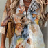 Casual Long Sleeve Printed Blouse for Women