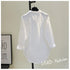 Elegant White Long Sleeve Casual Blouse for Women