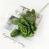 Real Touch Rose Christmas Decorations - Silk Flowers