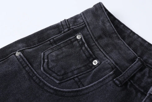 High Waist Denim Shorts for Women