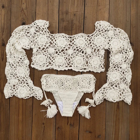Hand Crochet Bikini Set for Women