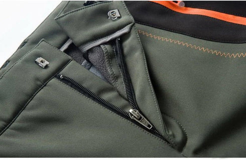 Women's Thick Fleece Winter Hiking Pants