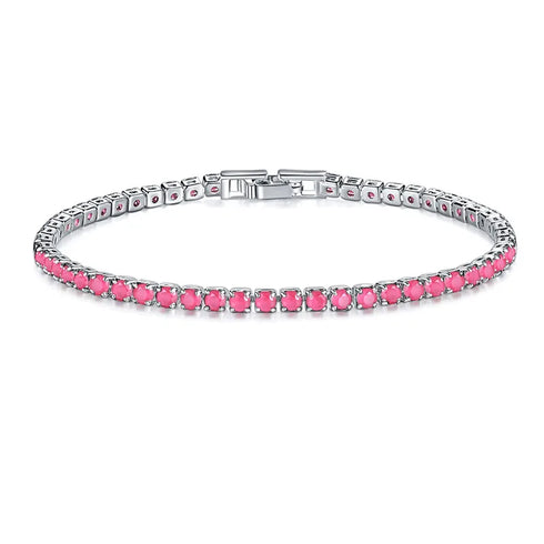 Iced Out CZ Tennis Chain Bracelet for Men and Women