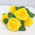 34cm Silk Rose Artificial Flower Bouquet - 5 Heads