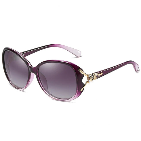 YUNSIYIXING Women's Polarized Butterfly Sunglasses