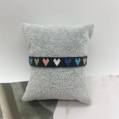 ZHONGVI Miyuki Heart Adjustable Bracelet