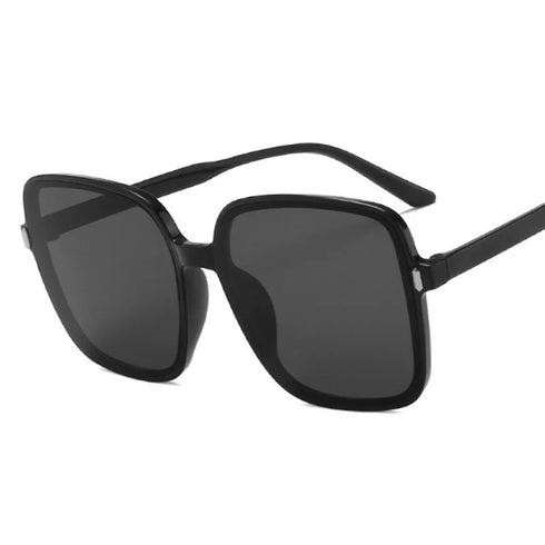 Retro Square Sunglasses for Women with Gradient Lenses
