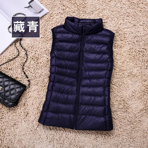 Women's Ultralight Duck Down Vest Jacket