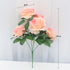 34cm Silk Rose Artificial Flower Bouquet - 5 Heads