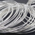 50 Bulk Ultrathin Silver Colour Bangle Bracelets